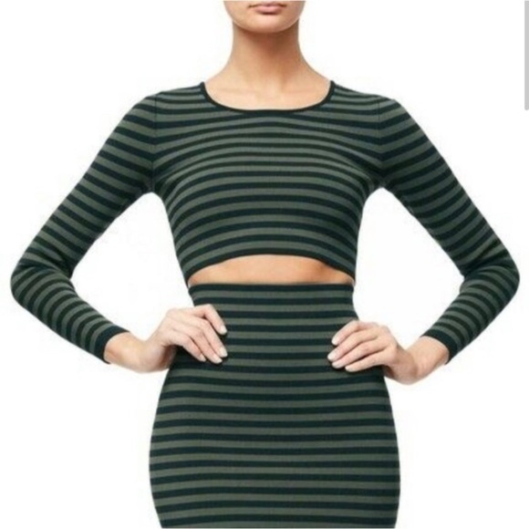 Good American The Line Up Long Sleeve Blue… - Picture 1 of 7